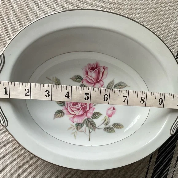 Vintage set of 3 Rosetta 5221 Pattern,serving prices.